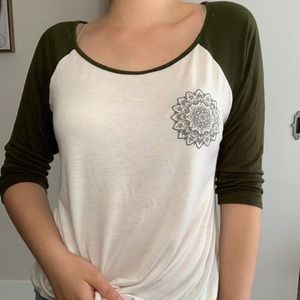 Charlotte Russe 3/4 length sleeve top